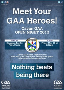 GAA Open Night Poster